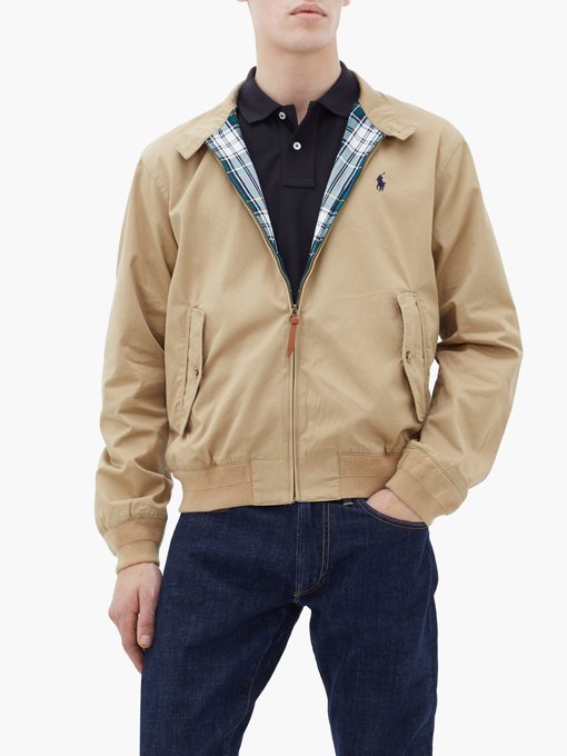polo ralph lauren cotton harrington jacket