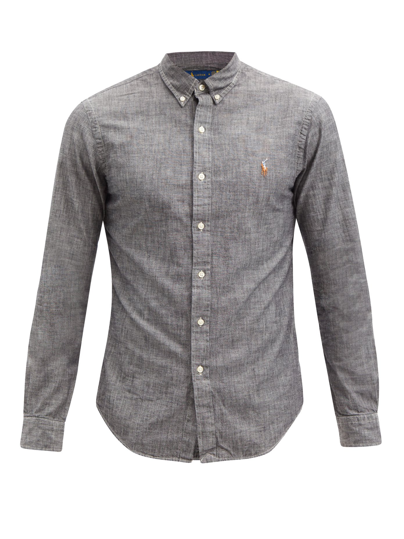 chambray polo