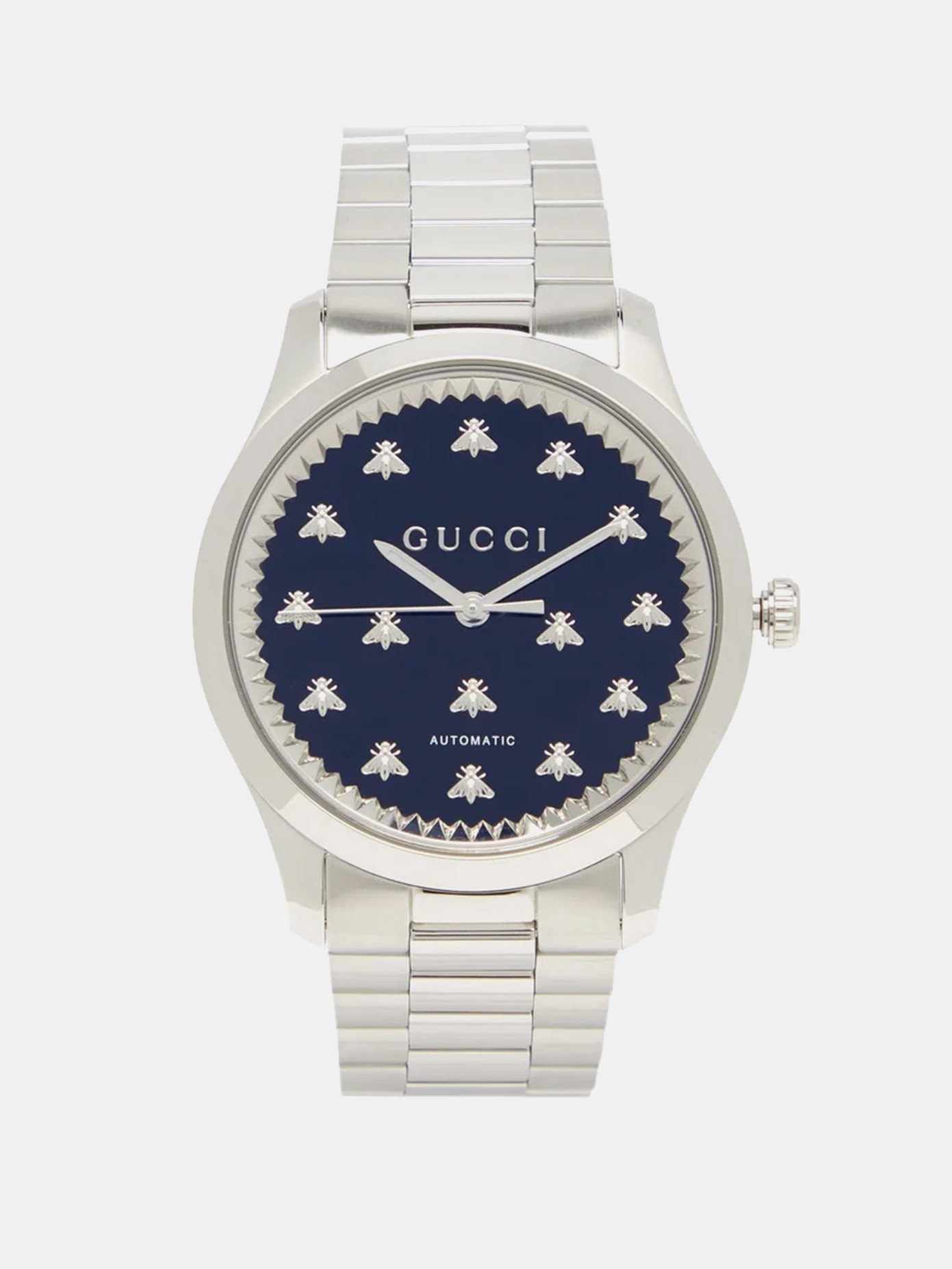 gucci g timeless stainless steel watch