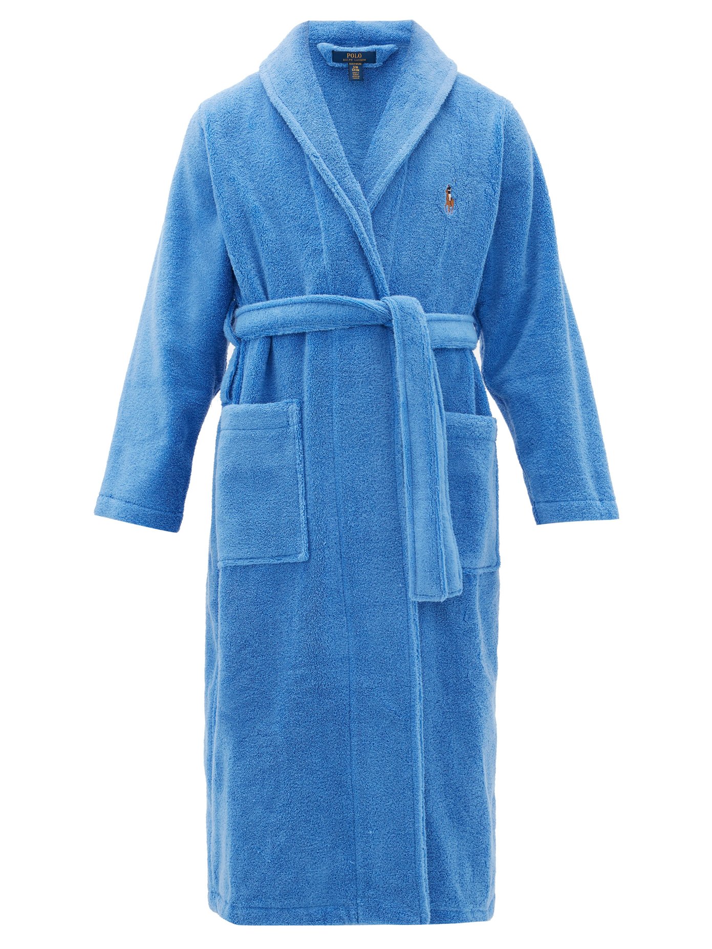 blue polo robe