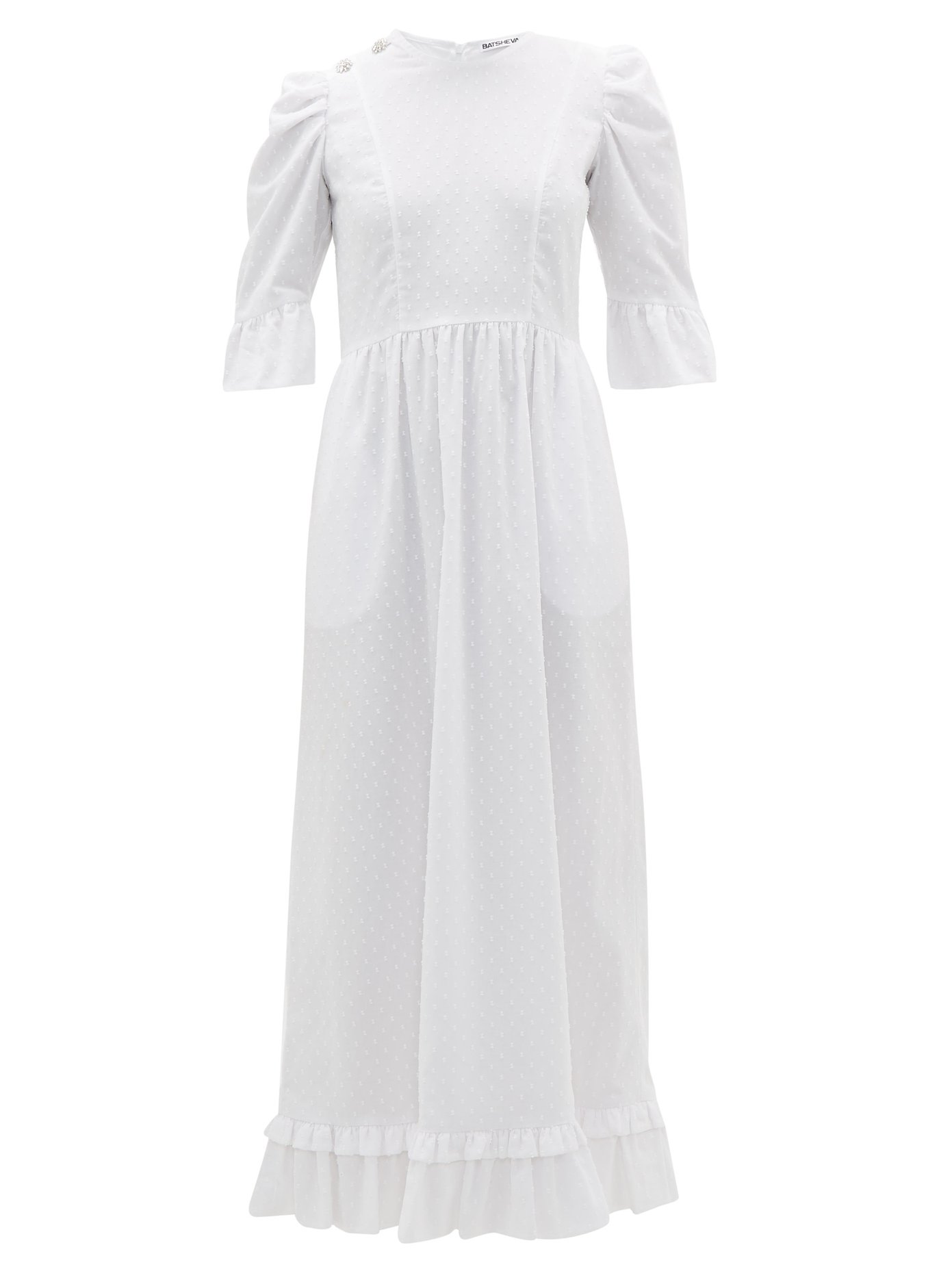 cotton maxi dress with sleeves uk