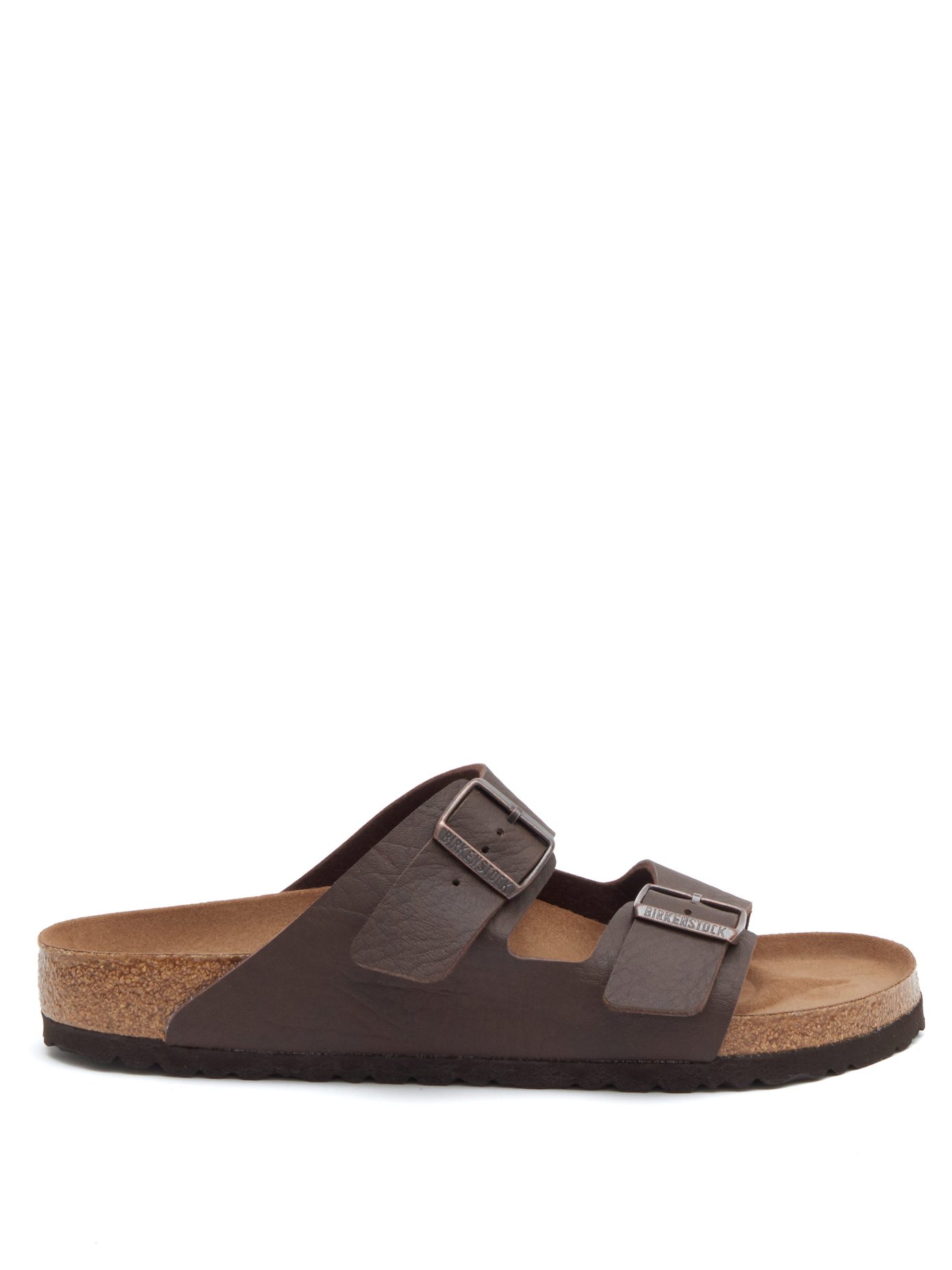 birkenstock arizona two strap sandals brown