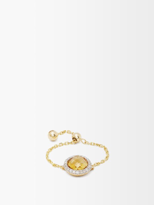 diamants et émeraude May Bracelet en or 14 carats Matchesfashion Femme Accessoires Bijoux Bracelets 