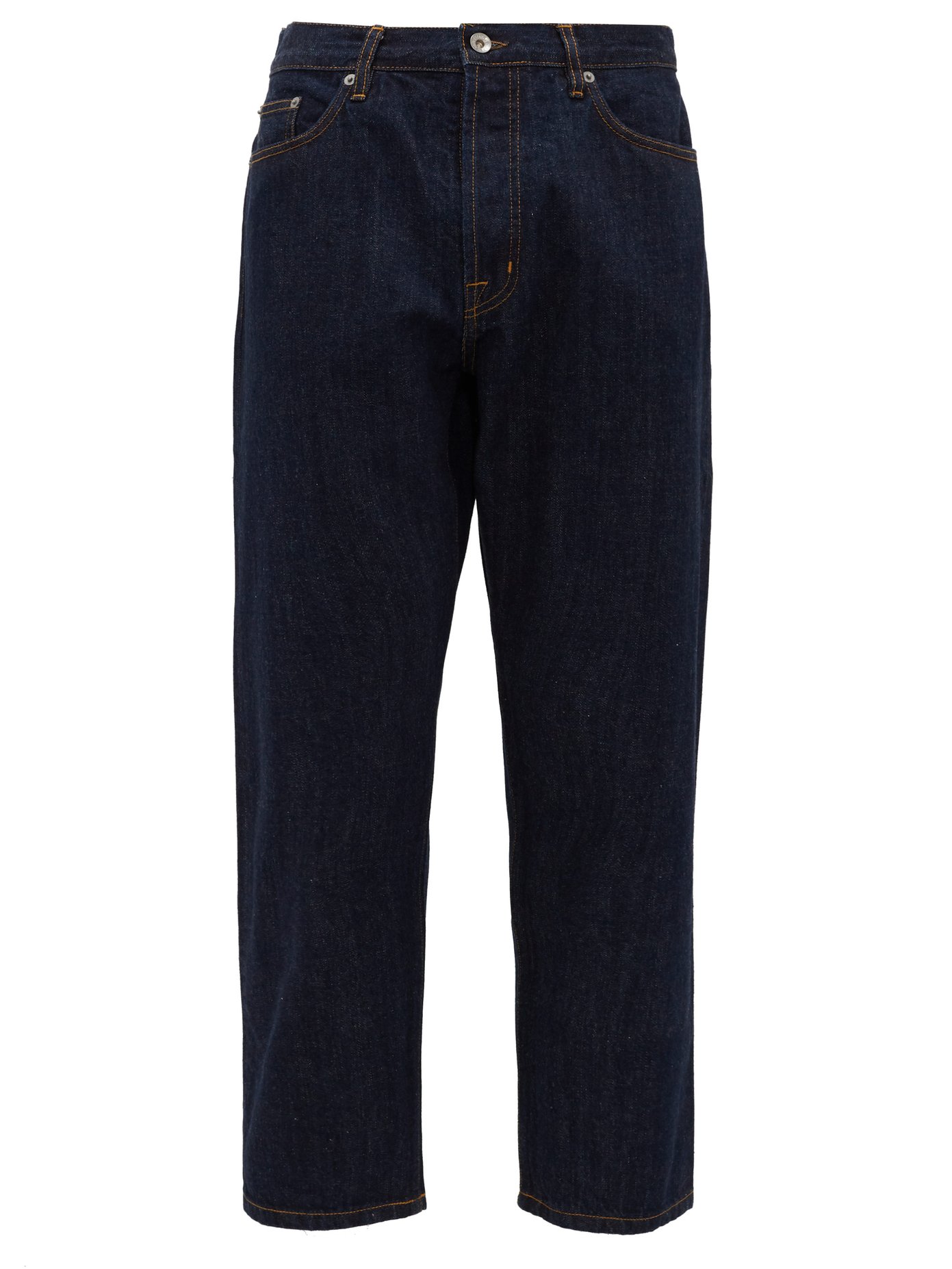 Low-rise cotton tapered jeans | Albam 
