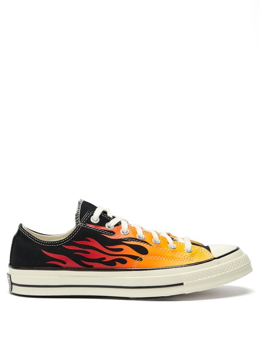 Chuck 70 flame-print canvas trainers 