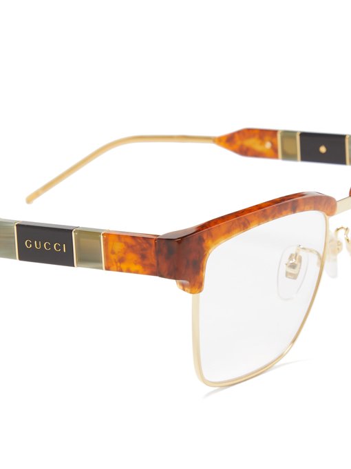 gucci browline glasses
