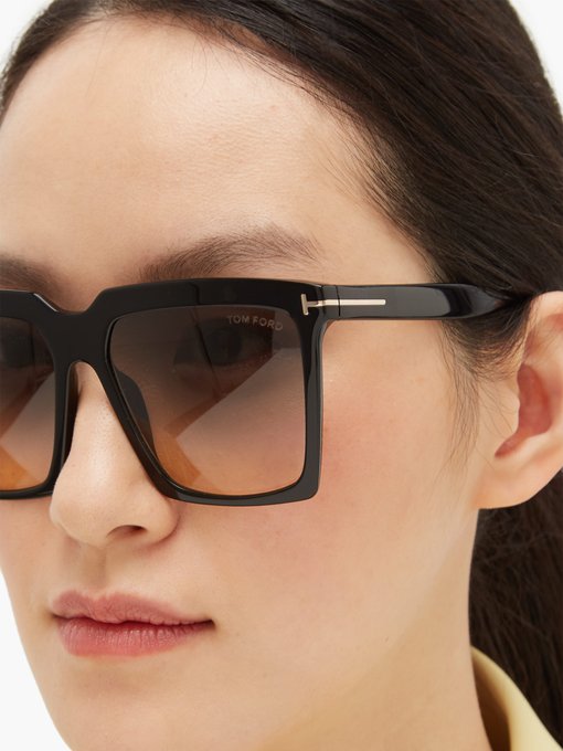 Sabrina Square Acetate Sunglasses Tom Ford Eyewear Matchesfashion Us