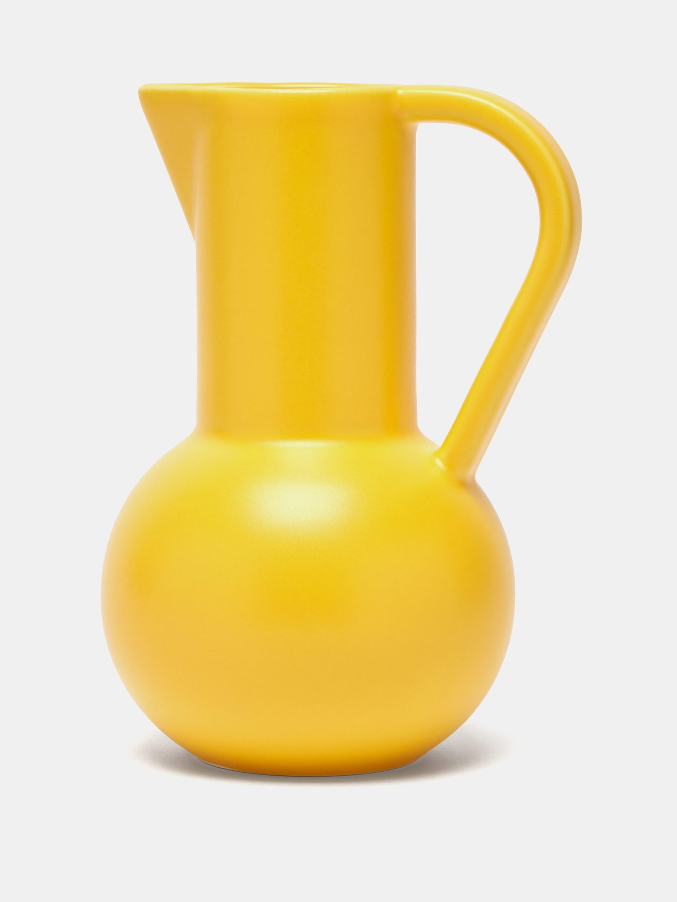 라위 세라믹 화병 (기은세 꽃병, 덴마크 프리미엄 인테리어 브랜드) Raawii Yellow Stroem large ceramic jug