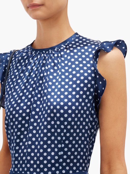 Rosa polka-dot silk-satin dress | Altuzarra | MATCHESFASHION UK