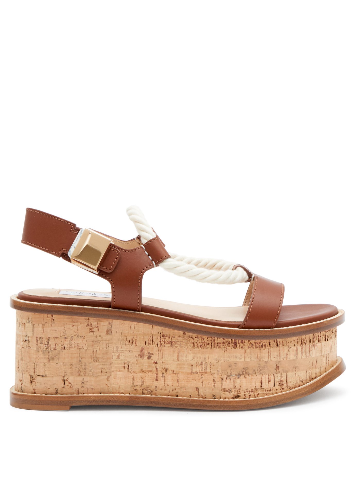 cork flatform sandals