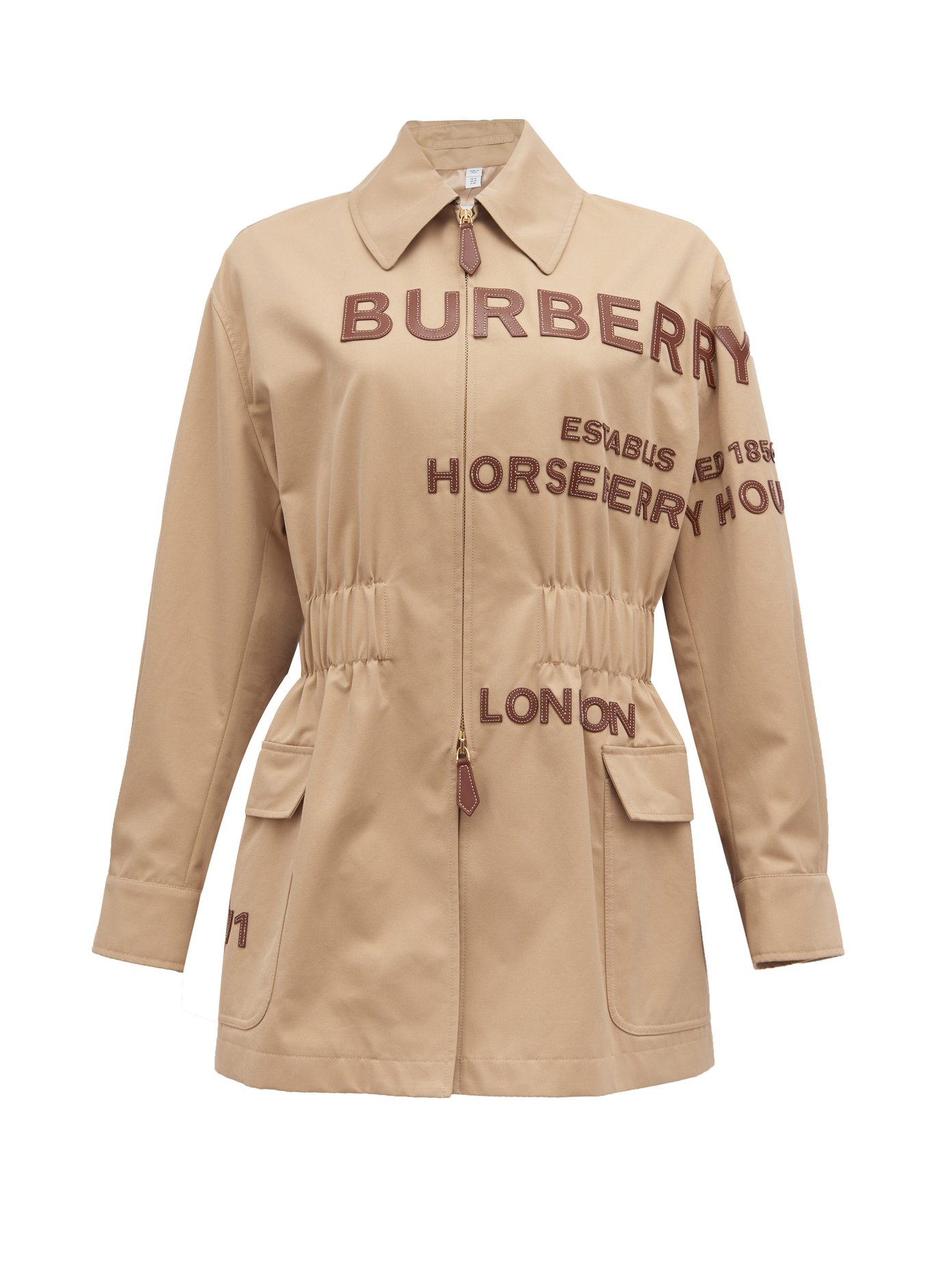 burberry jacket logo