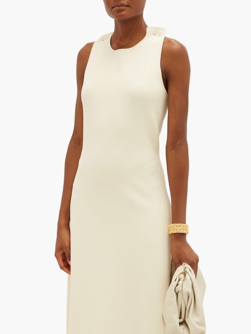 jil sander white dress