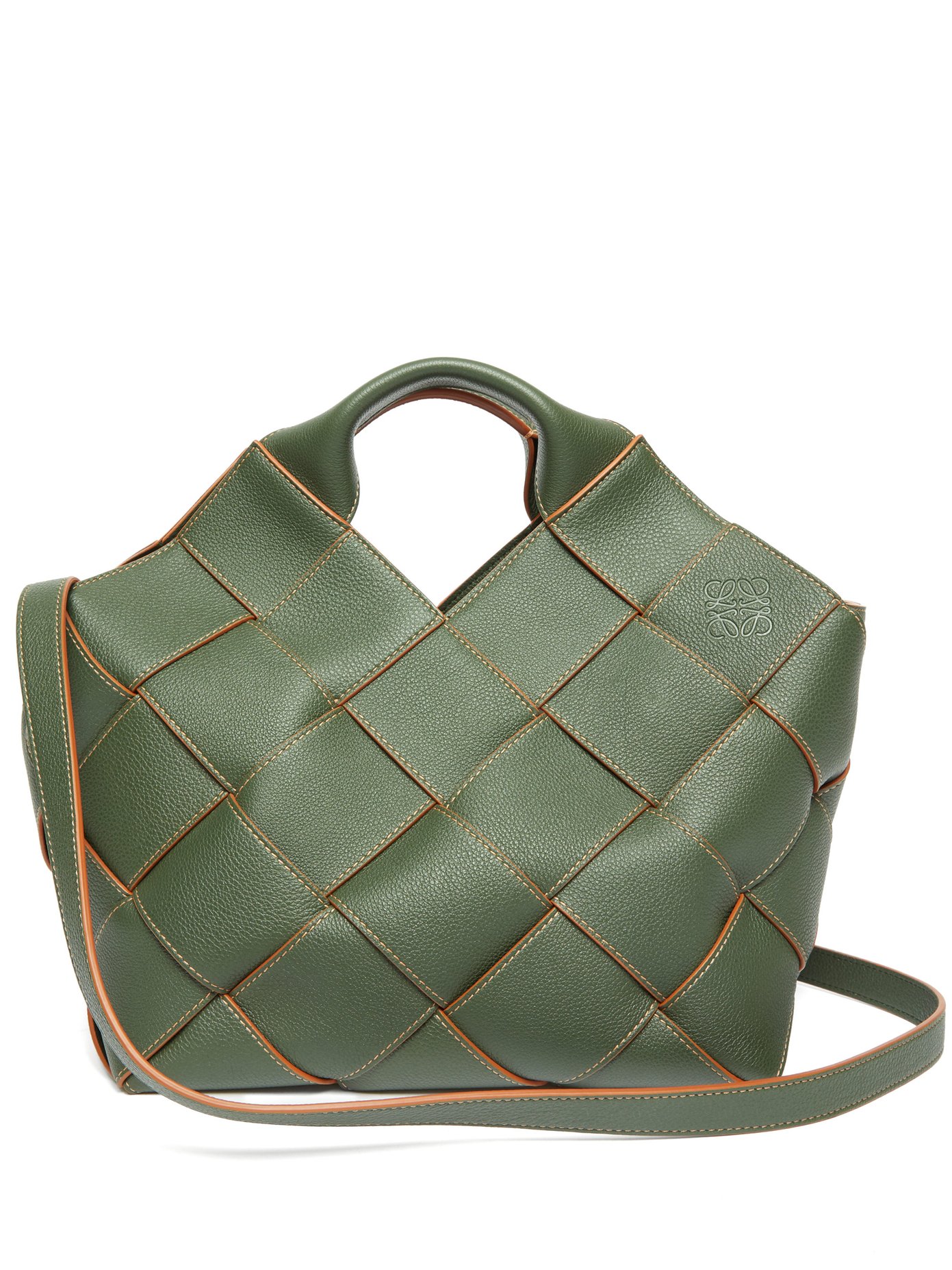 Anagram woven-leather tote bag | Loewe 
