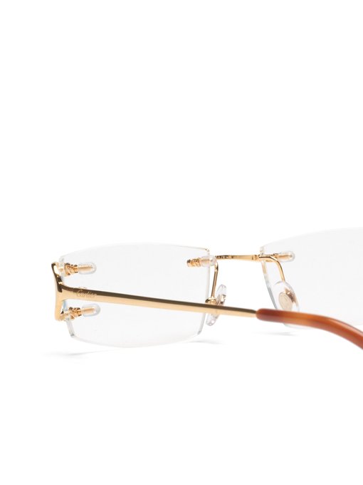 cartier rectangle glasses