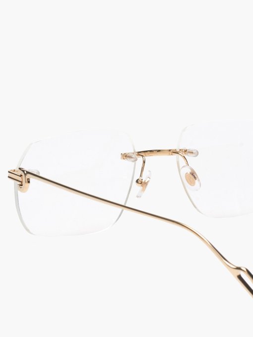 cartier frameless glasses