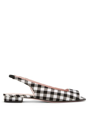 slingback flats open toe