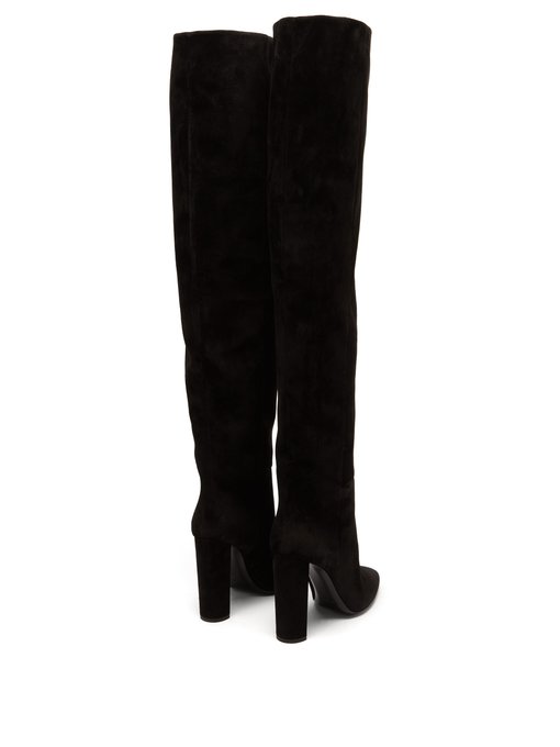 ysl over the knee boots