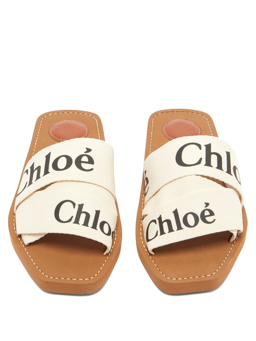 chloe canvas slides