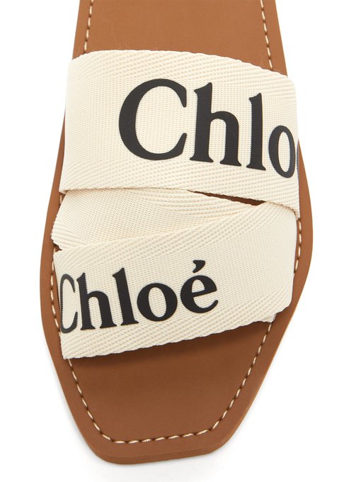 chloe canvas slides