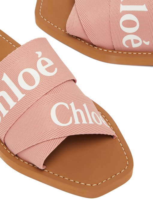 chloe canvas slides