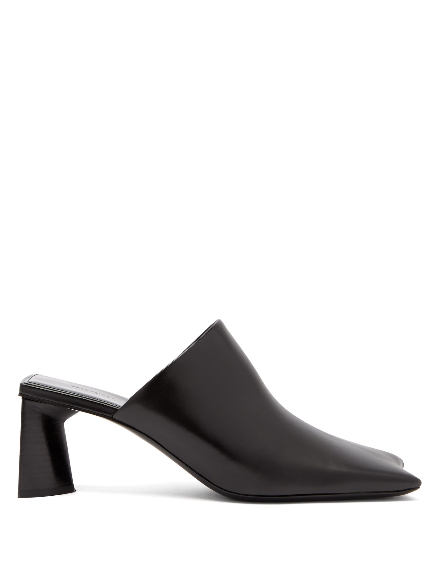 Square-toe leather mules | Balenciaga 