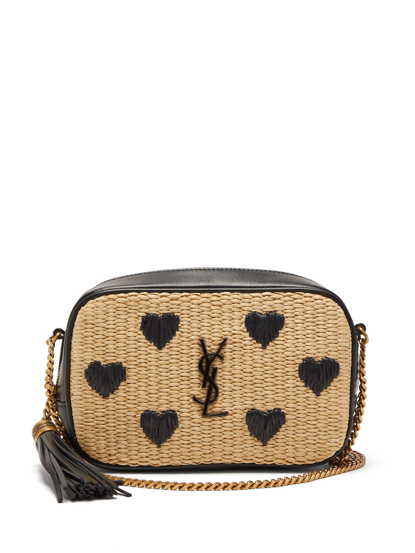 ysl gold heart bag