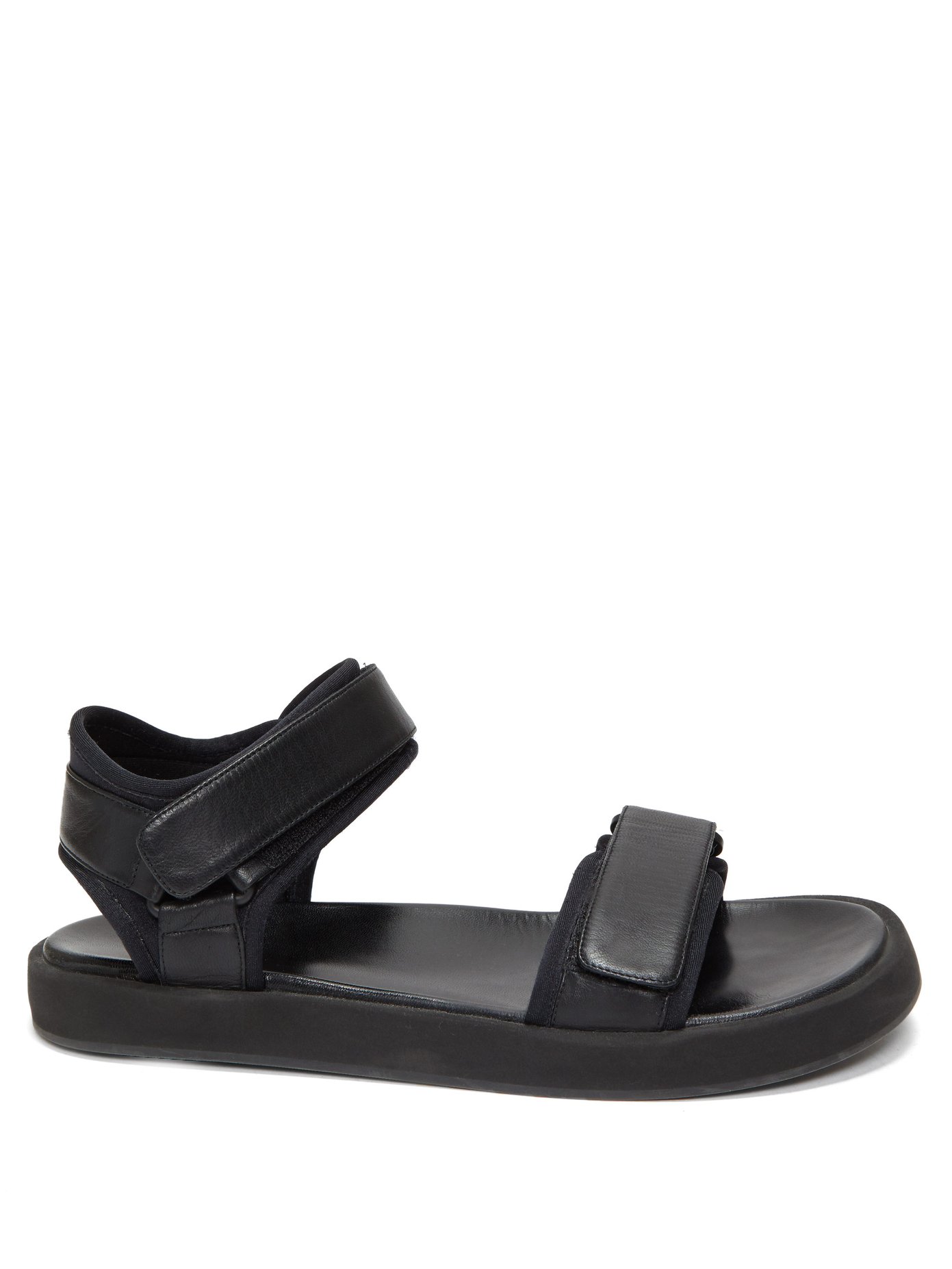 Velcro-strap leather sandals | The Row 