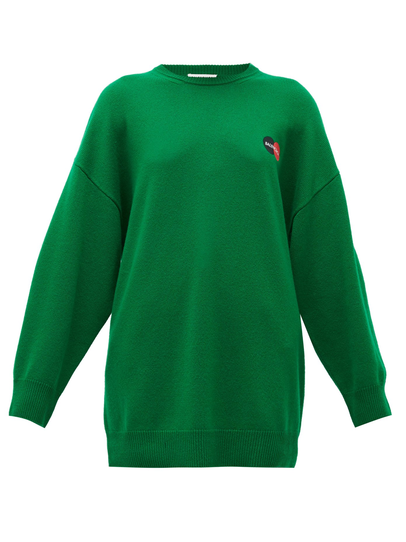 balenciaga green sweater