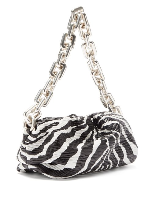 The Pouch zebra-print leather shoulder bag | Bottega Veneta ...