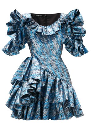 brocade mini dress