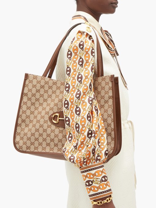 gucci 1955 horsebit tote bag