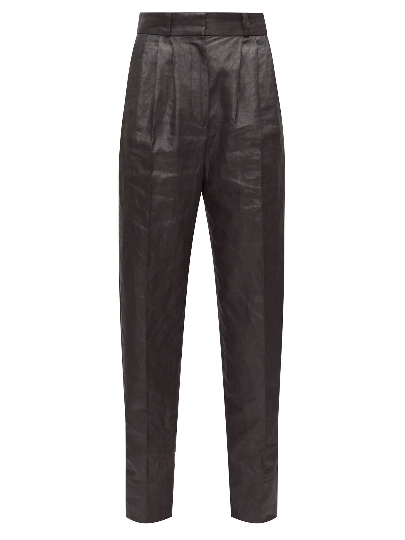 linen cigarette trousers