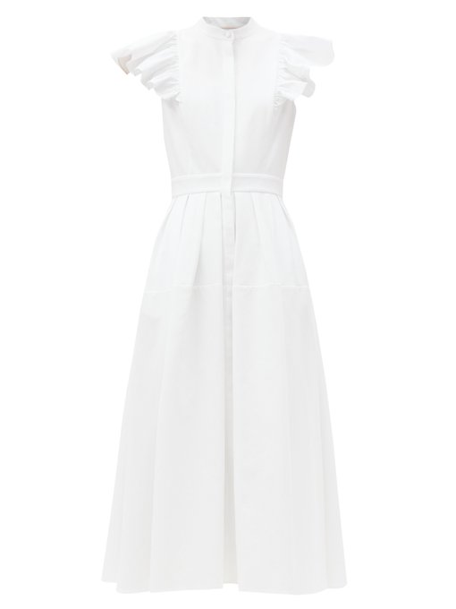 alexander mcqueen white gown