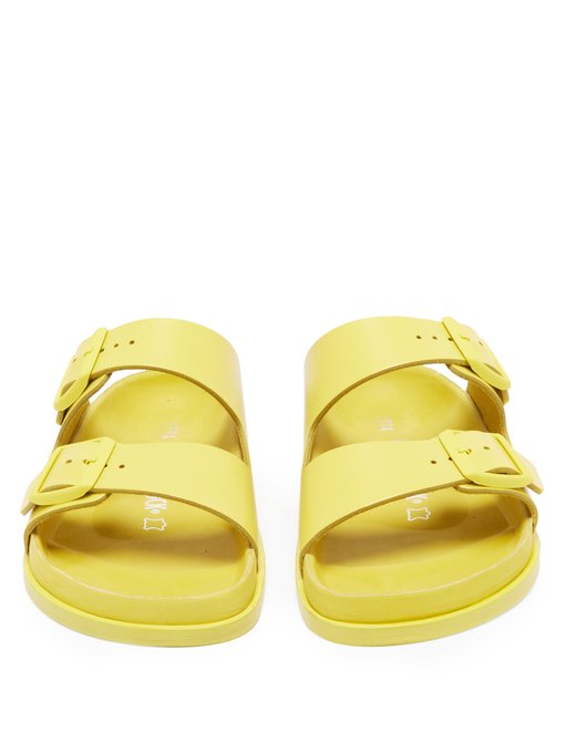 gold platform birkenstocks