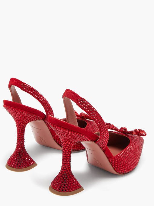 red crystal pumps