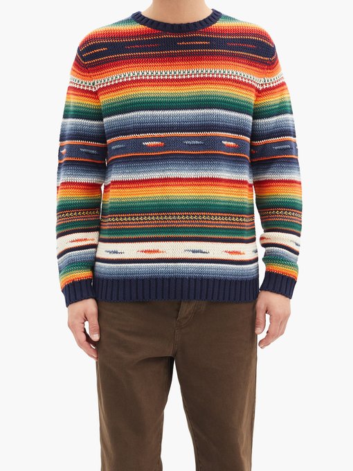 polo ralph lauren striped cotton sweater