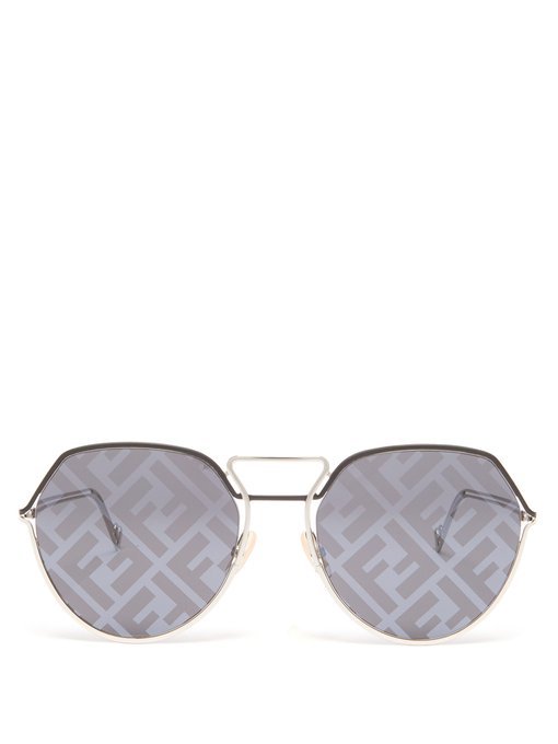 fendi reflective sunglasses
