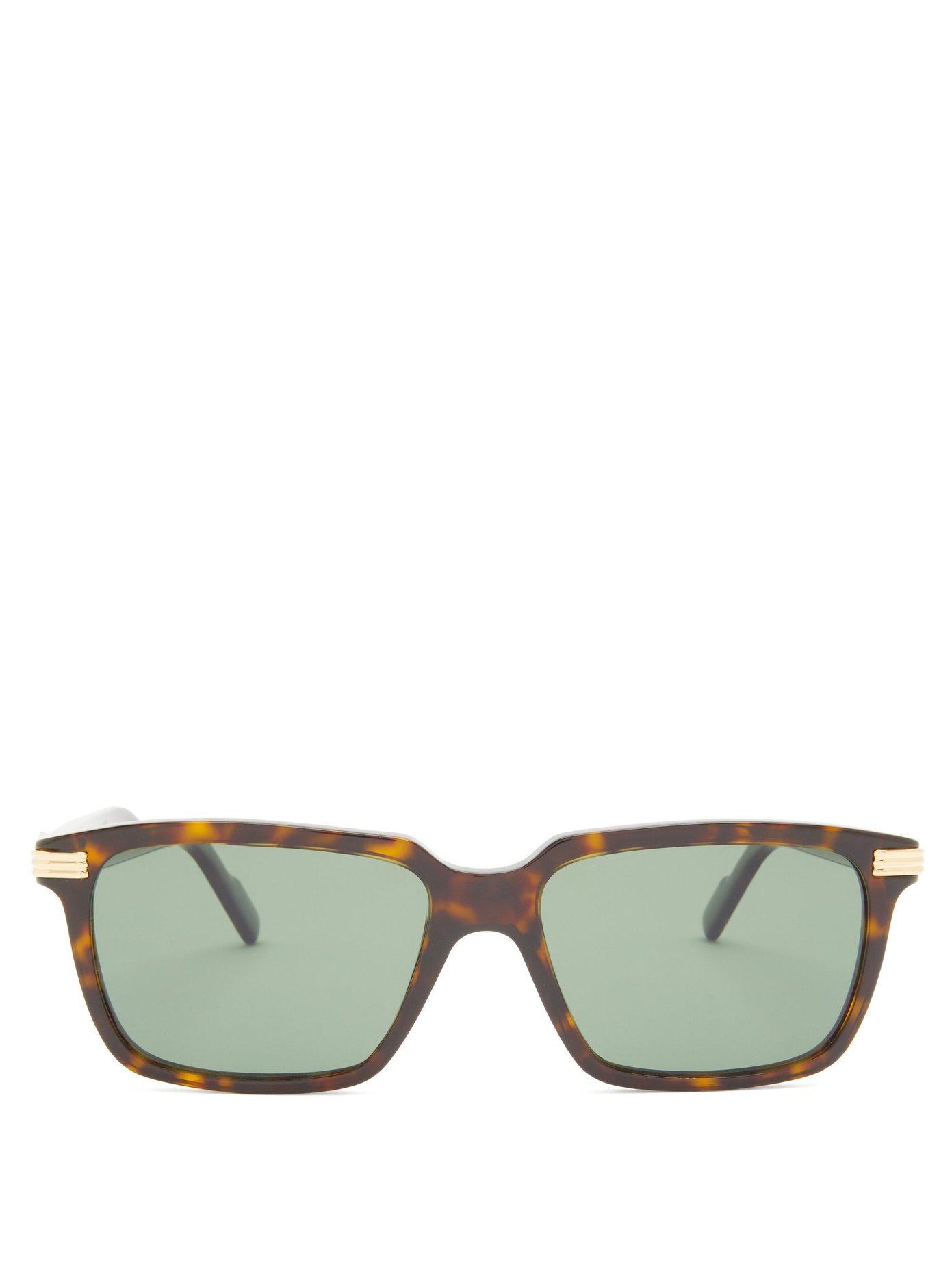 C Décor rectangular acetate sunglasses 
