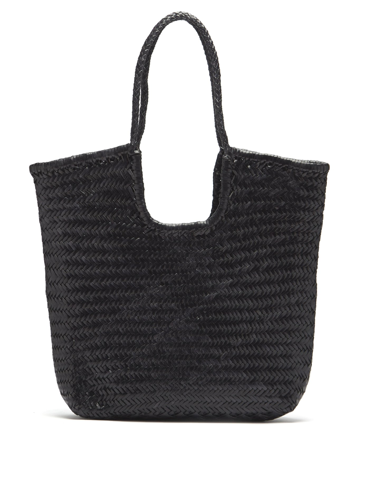 woven black bag