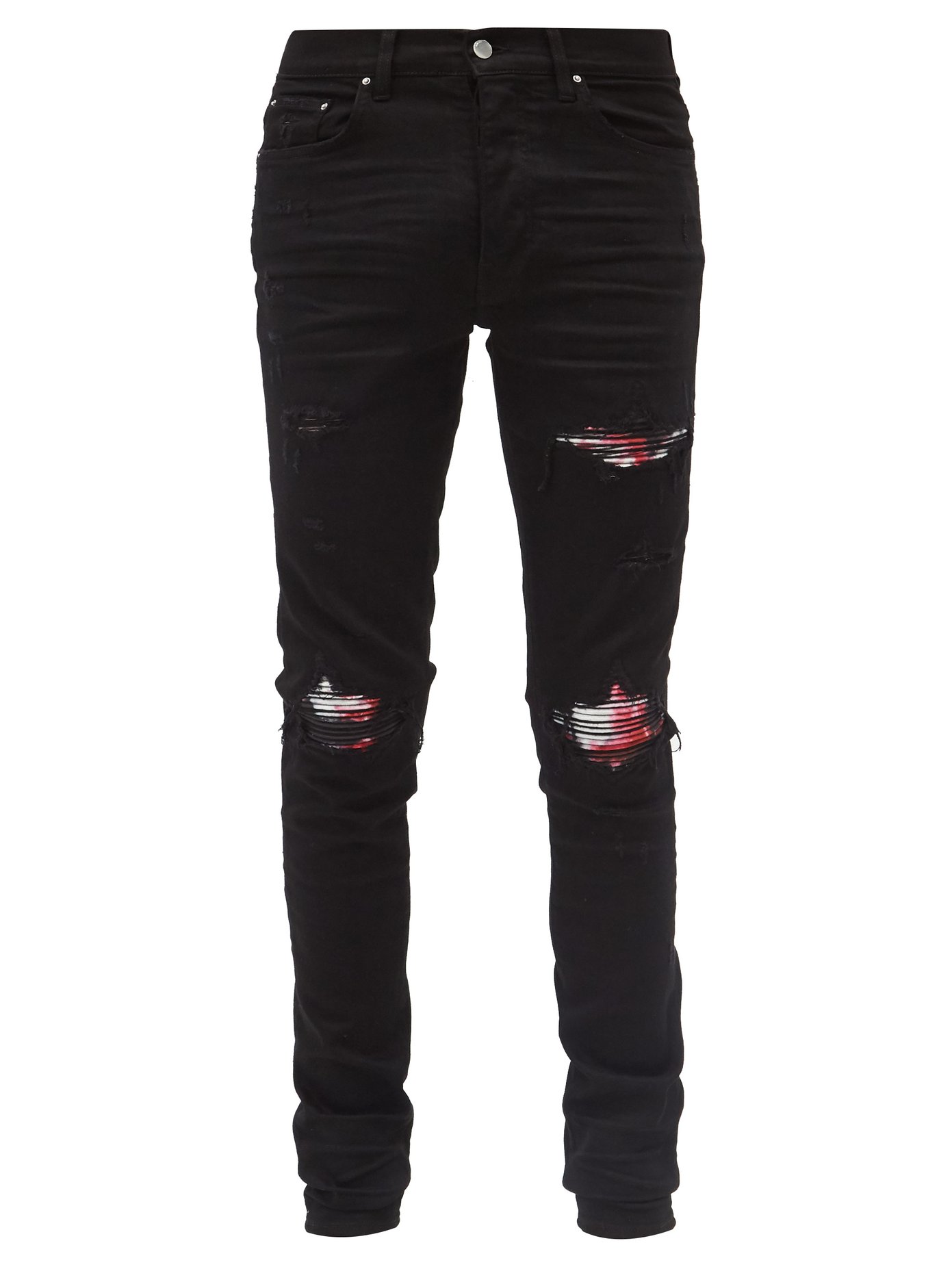 mike amiri patch jeans