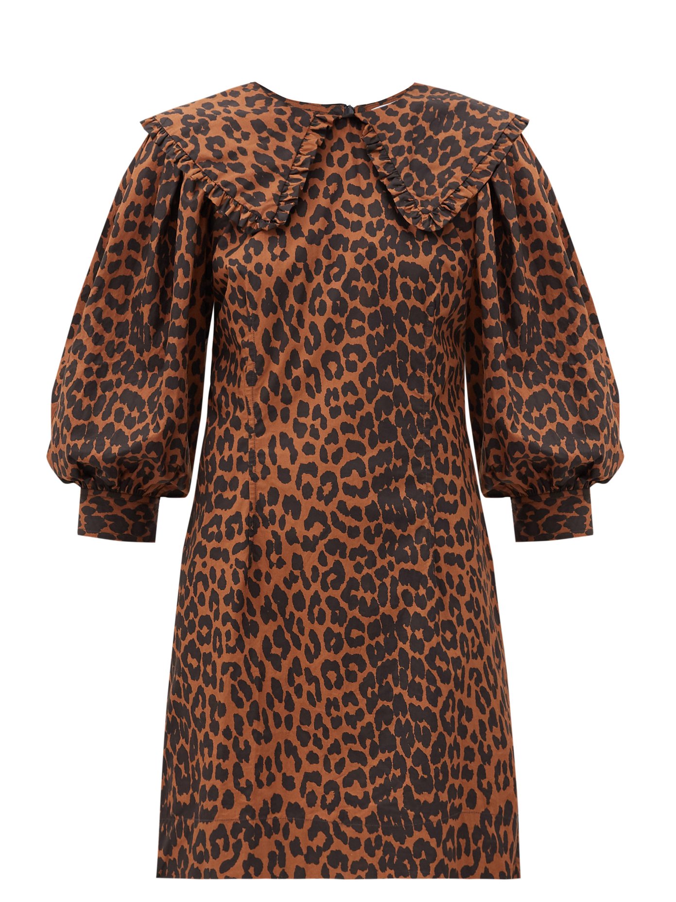 leopard print cotton dress