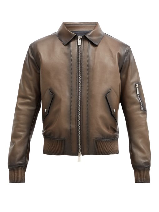 Patina-effect leather jacket | Berluti | MATCHESFASHION US