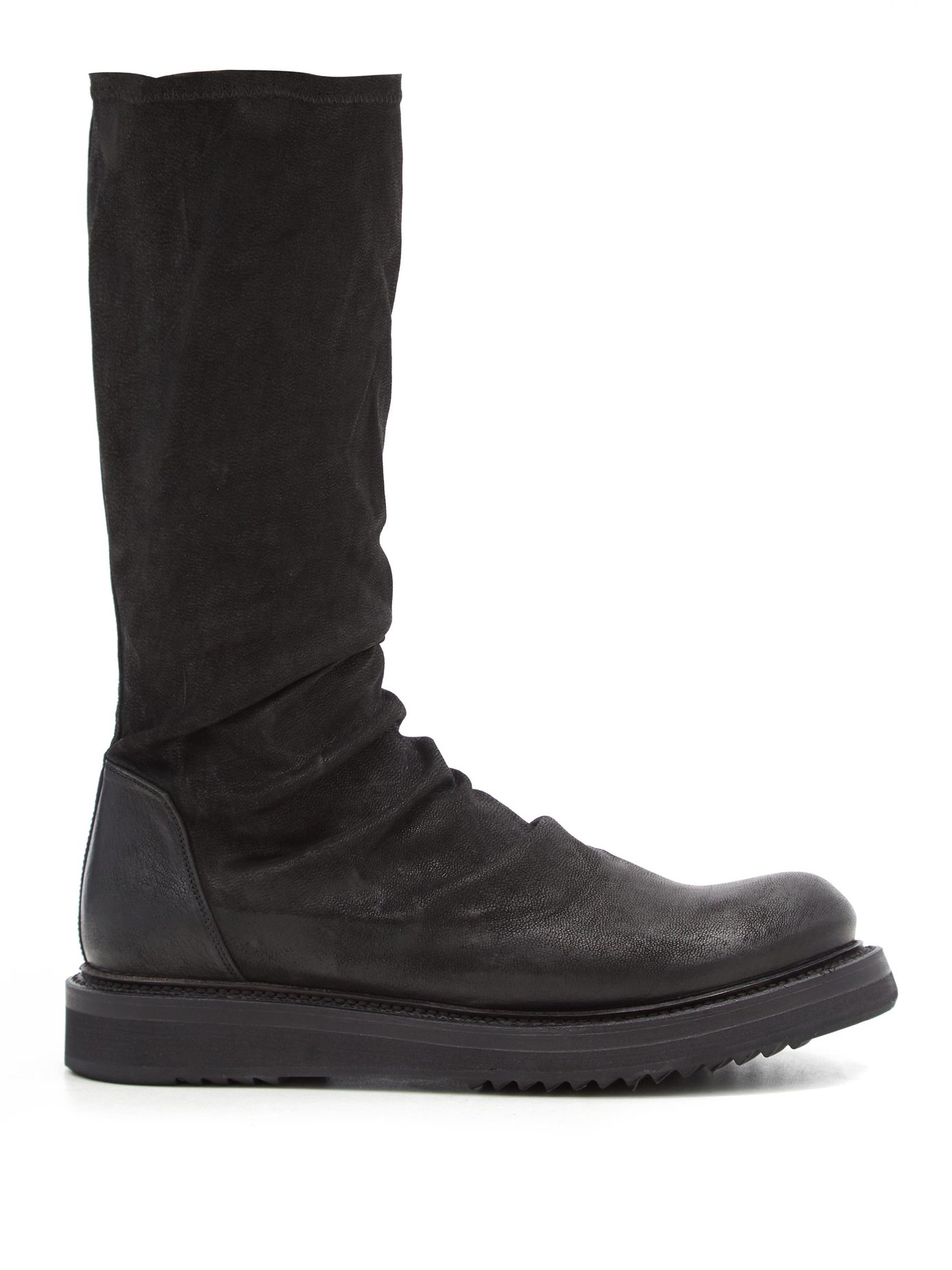 leather mid-calf boots | Rick Owens 