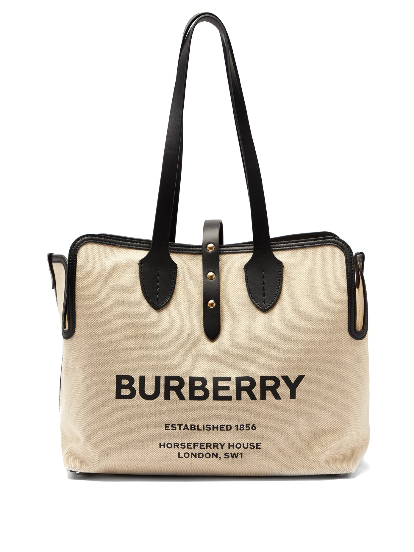 burberry logo tote