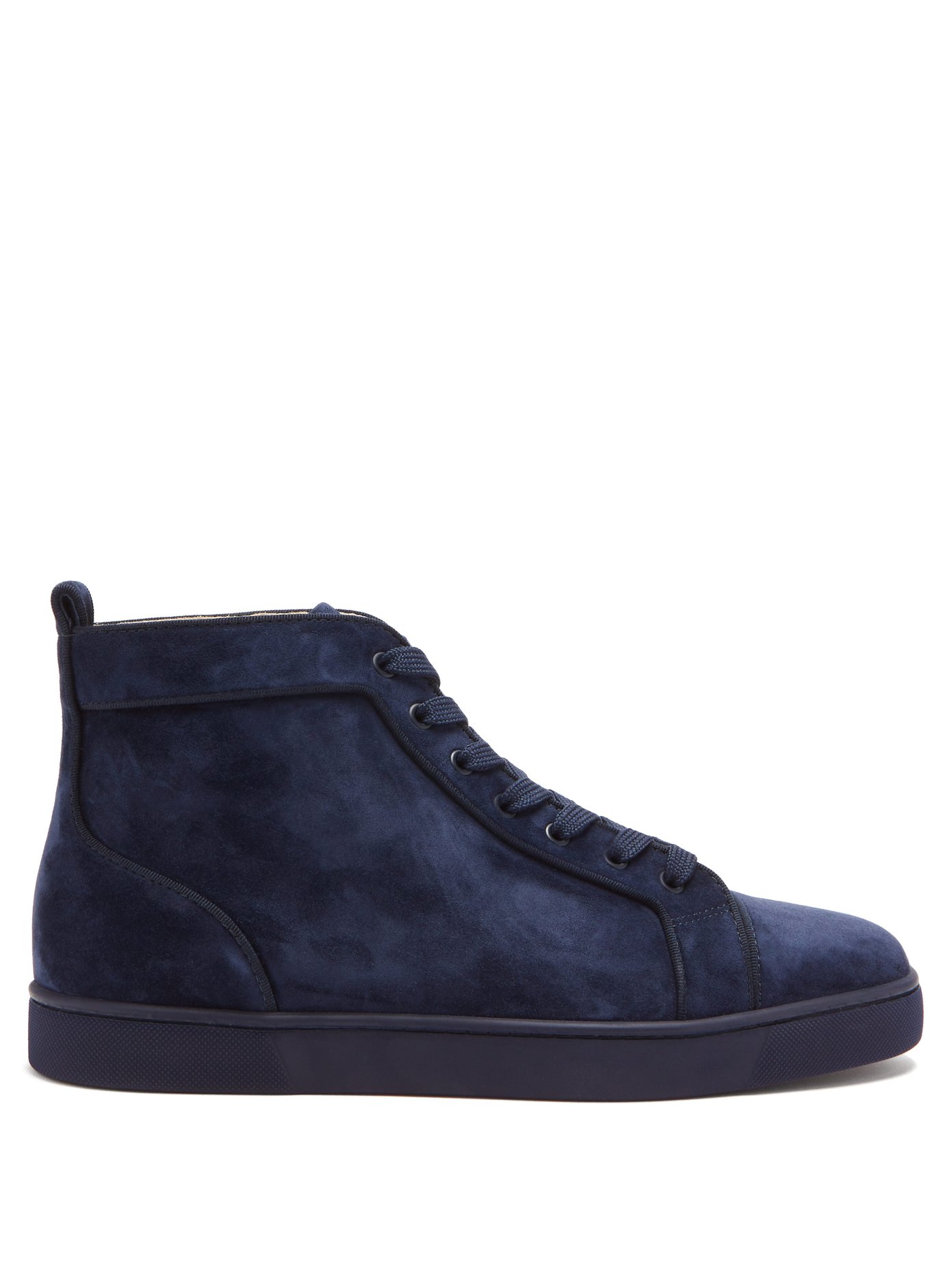 Louis high-top suede trainers 