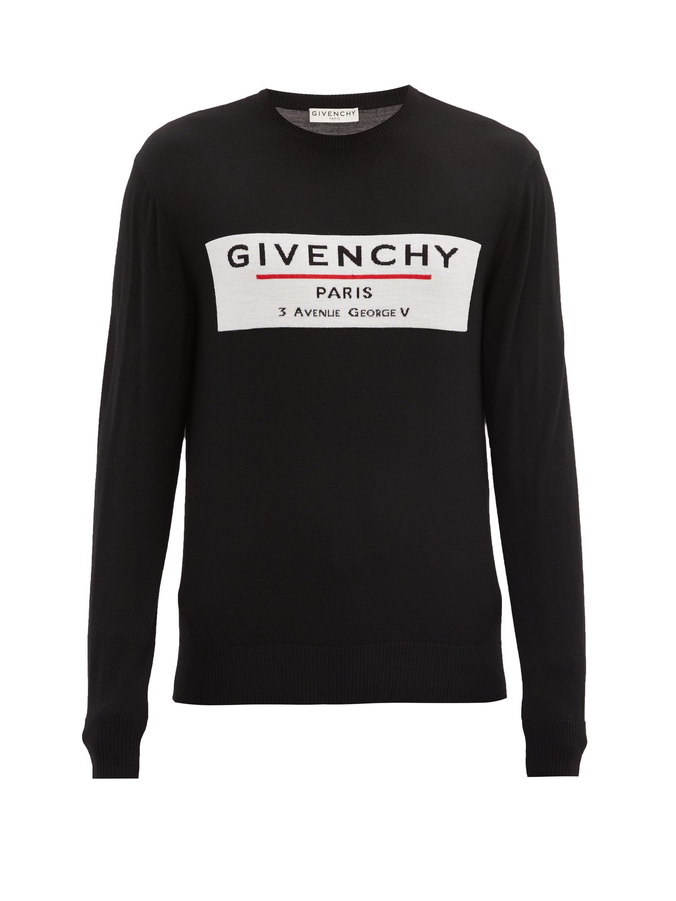 Logo-intarsia wool sweater | Givenchy 