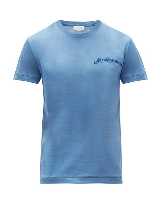 Alexander Mcqueen T Shirt Blue Top Sellers, 59% OFF | www 