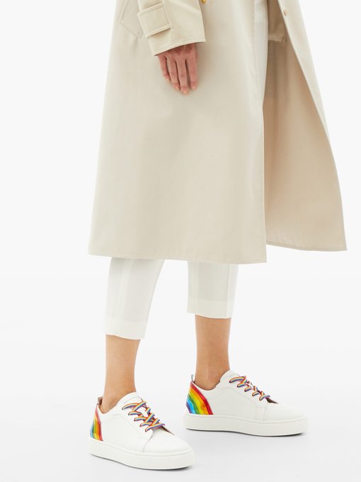 christian louboutin rainbow sneakers