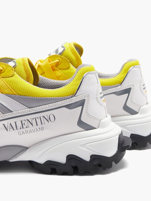 valentino trainers yellow