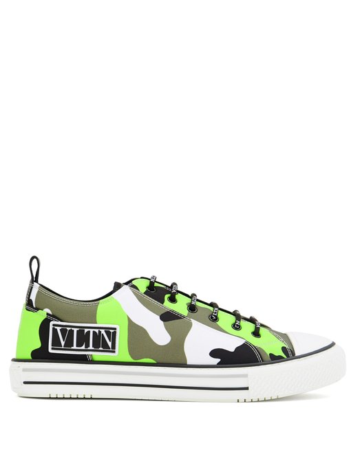 valentino camouflage sneakers sale
